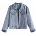 2026 Women's Short Jacket, Loose Fit, New Spring And Autumn Denim Coat For Foreign Trade_ecoleips.com