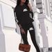 Trendy Printed Hoodie & Pants Set - Long Sleeve Loungewear For Men, Casual Two-Piece Outfit With Side Stripe Design, Comfortable Streetwear_ecoleips.com
