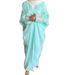 Verve ST013 Abaya Women's Muslim Shiny Solid Color Dubai Cardigan Long Dress_ecoleips.com