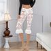 Women's Sexy Lace Hollow out Capri Pants Cross-Border See through Early Spring European American Style Polyester Fashion_ecoleips.com