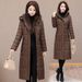 Plus Size Winter Coat For Women – Long Hooded Padded Jacket, Slim Fit (4 Colors, XL-5XL)_ecoleips.com