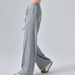 Aria Basics European And American Style Lazy Fit Sports Fitness Yoga Wide Leg Loose Straight Floor-Length Slimming Casual Pants For_ecoleips.com