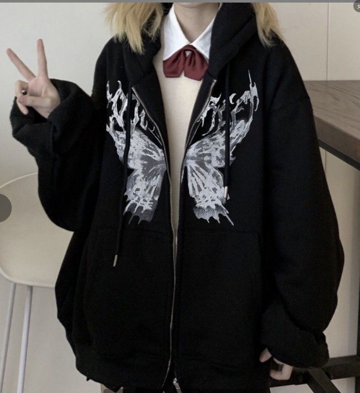 Women's Hoodie Sweatshirt European American Style Loose Street Sports Zipper Cardigan New Fashion Jacket For Women_ecoleips.com