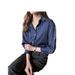 Spring Women's Clothing Women's Niche Top Retro Hong Kong Flavor White Striped Shirt Design Sense Light And Familiar Stacked Shirt_ecoleips.com