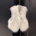 Fur Vest Jacket Women's Fragrance Design Sense Shoulder Top_ecoleips.com
