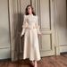 Women's Clothing Design Sense Lady Slim Long Sleeve Chain Strap Long Skirt Luxury Dress_ecoleips.com
