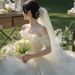 Women's Clothing New Forest Style High End Dress With Long Train_ecoleips.com