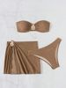 New 2026 Three Piece Swimsuit Bikini Baby Spa Resort Beach Style European American Skirt Design Swim Set_ecoleips.com