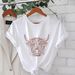 Women's Casual round Neck Short Sleeve T-Shirt Multi-Color Solid Loose Printed Fashion Top European American Style Sports Wear_ecoleips.com