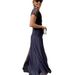 Women's Clothing Women's Spring And Summer New Mesh Round Neck Short Sleeves Perspective Large Swing Hip Wrapped Pleated Dress_ecoleips.com