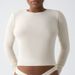 Women's Slim Fit Cotton Jersey Long Sleeve T-Shirt - Stretchy, Breathable & Moisture-Wicking - Round Neck Casual Top For Work & Daily Wear_ecoleips.com