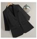 Women's Clothing Summer New Style Fashion Temperament Cardigan Suit Professional Loose Casual Thin Perspective Small Suit Jacket_ecoleips.com