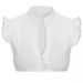 Authentic Bavarian Beer Festival Blouse - Traditional V-Neck Dirndl Top With Flutter Sleeves & Smocked Detail_ecoleips.com