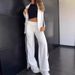 Women's Clothing New Style Autumn And Winter Women's Casual Lapel Suit Wide Leg Pants Two Piece Set_ecoleips.com