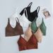 Women's Clothing Seamless Tube Top For Girls With Chest Pads And No Steel Ring Vest Underwear Suspenders With Big U Back Bra For Ladies_ecoleips.com
