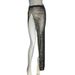 Sexy Rhinestone Mesh Bodycon Mini Skirt – High-Slit Party Clubwear For Women (One Size Fits Most)_ecoleips.com