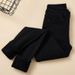 Women's Fleece-lined Jeans, Elastic High-waisted Slim-fit Skinny Pants, New 2026 Winter Model, Thickened And Warm_ecoleips.com