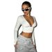 Voya Women's Clothing 2026 Spring/summer New Sexy Spicy Girl T-shirt Backless Design Sense Short Slim Fit Top_ecoleips.com