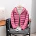 Women's Lightweight Padded Jacket Winter Coat Fashion Hooded Stand Collar Short Puffer Jacket Plus Size Casual Outerwear_ecoleips.com