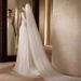 Women's Clothing Soft Mesh Veil For Brides 3 Meter Long With Long Train Wedding Party Wear Includes Hair Comb New Style_ecoleips.com