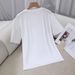 Women's Casual Round Neck Short Sleeve T-Shirt Multi-Color American Style Simple Fashionable Sports Top Solid Printed Loose Fit_ecoleips.com