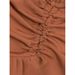 Elegant High-Waisted Patchwork Skirt For Women Ruffled Hem Solid Color Summer New Arrival 6 Colors Available_ecoleips.com