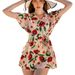 Women's Sexy Bikini Cover-Up Beach Shirt Long Sleeve Sun Protection Swimwear Tunic Loose Fit Summer Fashion"_ecoleips.com