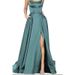 Women's Clothing Bridesmaid Dress Long Evening Gown With Short Train Straps Solid Color Women's Wedding Party Wear_ecoleips.com