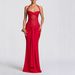 Sexy Fashion Patchwork Sheer Halter Dress New 2024 Summer Collection Women Casual Daily Party Bodycon Dress_ecoleips.com