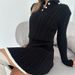 2026 New Casual Dress Long Sleeve Knitted Button Sweater Short Skirt Two-Piece Set For Women_ecoleips.com