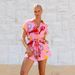 Women's Clothing Linen Casual Fashion All Match Lace Up Jumpsuit_ecoleips.com