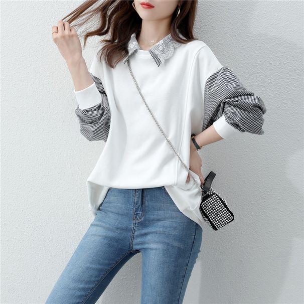 2022 New Women's Sweatshirt Trendy Ins Loose Korean Style Spring And Autumn Thin Outerwear Top_ecoleips.com