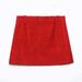 Women's Autumn Red Tweed Skirt Suit - Elegant Two-Piece Set With Long Sleeve Jacket & Mini Skirt For Office & Casual Wear_ecoleips.com