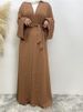 New Solid Color Design Kimono Cardigan Islamic Clothing Muslim Women Dubai Abaya Elegant Robe Products Turkey Evening Dresses_ecoleips.com