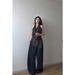 Elegant Swing Neck Halter Vest Top Fashionable Loose Fit Versatile Wide-Leg Casual Pants Women's Two-Piece Set_ecoleips.com