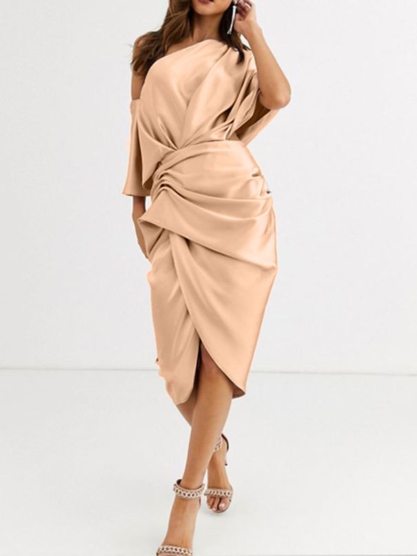 Women's Clothing Spring And Summer Wear Sexy Loose Regular Small Dress Long Skirt_ecoleips.com