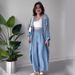 Women's Clothing Commuter Long Sleeve Two piece Suit Three dimensional Butterfly Decoration Thin Breathable_ecoleips.com