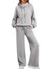 Effortless Chic Lounge Set – High-Neck Pullover & Wide-Leg Pants (S-5XL, 11 Colors, Breathable Polyester-Spandex Blend)_ecoleips.com