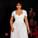 Women's Clothing Plus Size Long Tube Top Collar Waist Large Size Dress_ecoleips.com