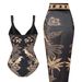 Women's Sexy One-Piece Swimsuit with Wrap Skirt Stylish And Comfortable Beachwear for Summer_ecoleips.com