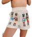 Aria Basics Aria Basics 2024 New Cross-Border European And American High-Waisted Sexy Shorts High Elasticity Sequin Beaded Christmas Hot_ecoleips.com