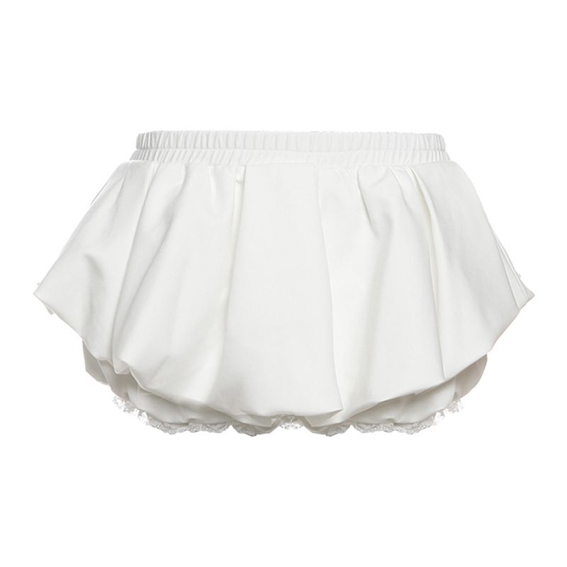 Verve 2025 Spring A-line Puff For Women Low Waist Slimming Hot Girl Short Half Skirt Skort_ecoleips.com