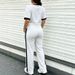 Women's Heart Print Crew Neck Short Sleeve T-Shirt And Casual Pants Set Summer New Arrival 8002 Print_ecoleips.com