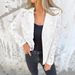 Women's Clothing Spring And Summer New Fashion Casual Pure Color Lace Shirt Suit_ecoleips.com
