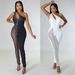 Voya Women's European And American Sexy Slim-fit Rhinestone One-piece Nightclub Outfit_ecoleips.com