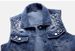 K Cowboy Vest Women's Short Style New Ripped Nail Bead Sleeveless Jacket Versatile Slim Fit Top_ecoleips.com