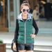 Colorblock Hooded Puffer Vest For Women – Lightweight Quilted Reversible Gilet In Candy Colors_ecoleips.com