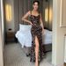 Women's Clothing Women's Leopard Print Suspender Dress Sexy High Waist Slit Hip Long Skirt_ecoleips.com