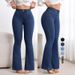 2026 New Jeans Women's Elastic Slim-fit Flared Pants Hip-lifting High-waist Micro-pull Pants_ecoleips.com
