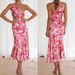 Women's Slip Dress Printed Crossbody Neck Mermaid Dress_ecoleips.com